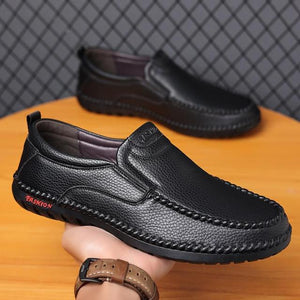 Men Genuine Leather Sneaker Casual loafers