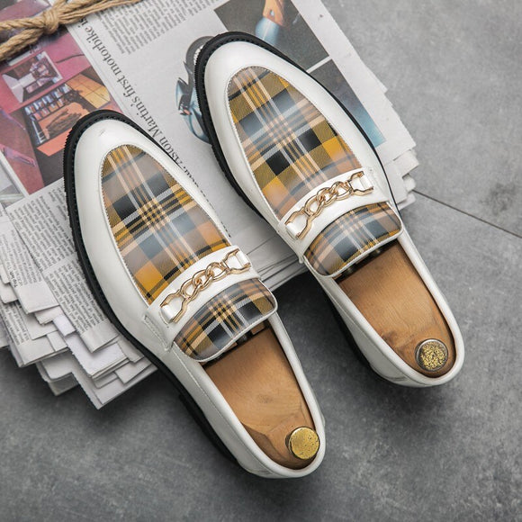Men Loafers Casual Men Shoes Leather Slip-on Shoes