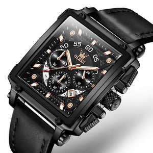 Men Luxury Watch Square Quartz Sport Watches