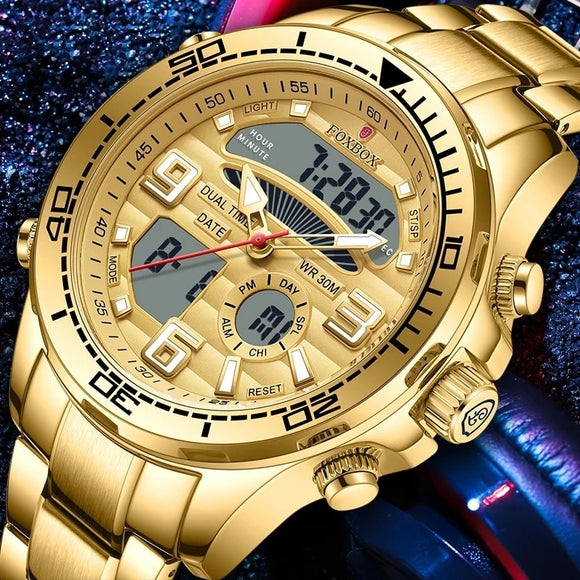Men Military Watch Top Luxury Brand Big Dial Sport Watches