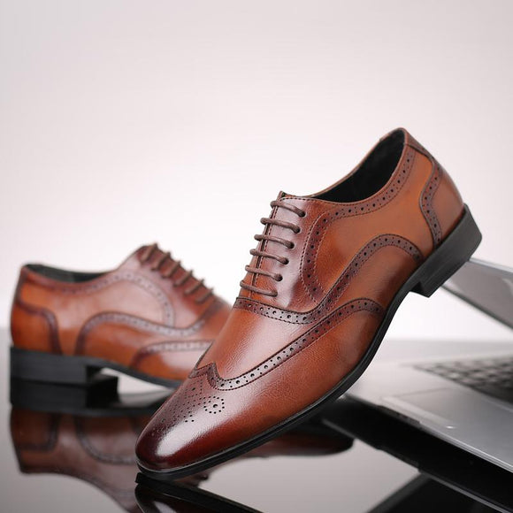 Shoes - Fashion Men Pointed Toe Dress Shoes