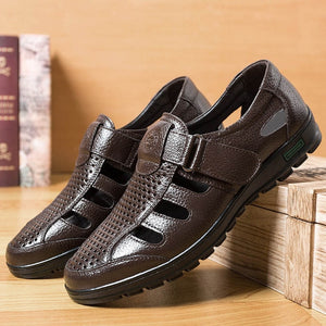 Shoes - 2019 Men's Genuine Leather Beach Shoes