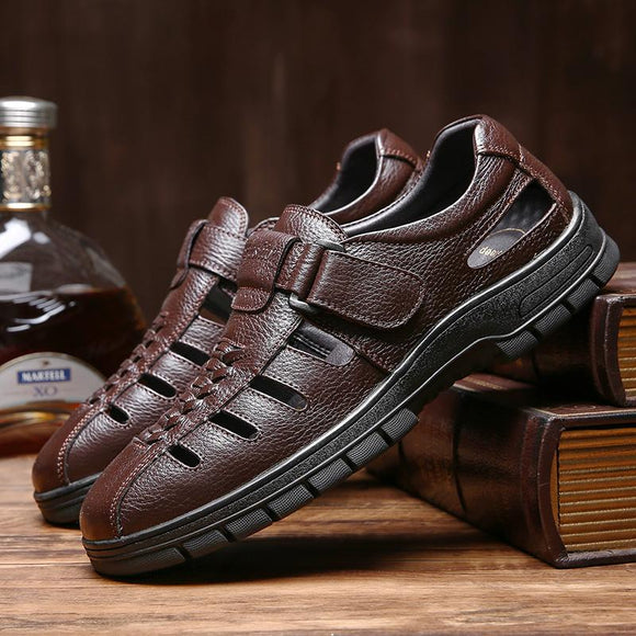 New Arrival Men Genuine Leather Soft Summer Casual Shoes