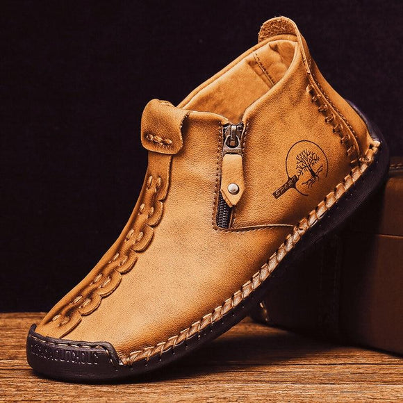 Handmade New Fashion Leather Men Boots