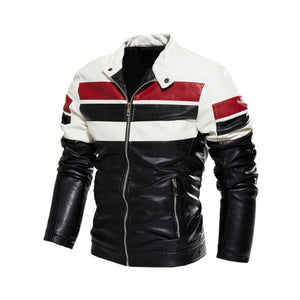 Men Fashion Coat Leather Jacket