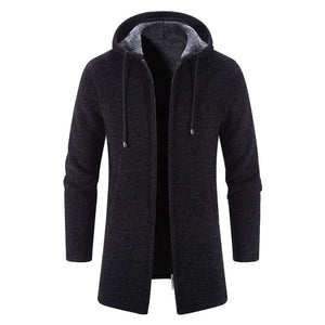 Men's Autumn/winter Long Coat Grab Cashmere Sweater