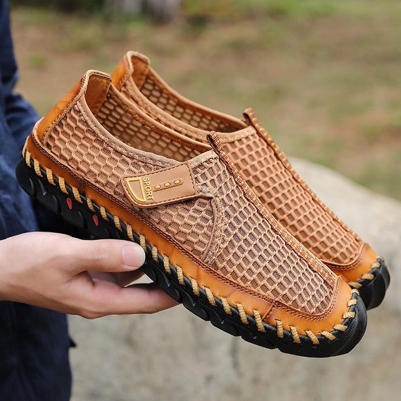 Handmade Outdoor Breathable Moccasins Sneakers