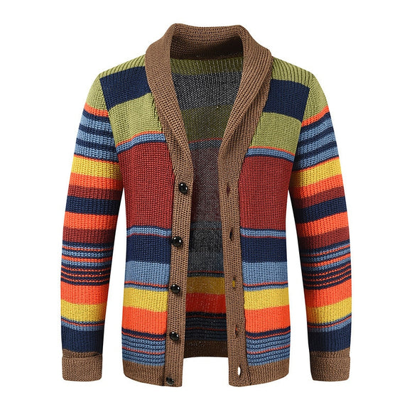 Men's Knitted Cardigan New Sweater Jacket