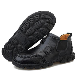 Cowhide Men Genuine Leather Boots