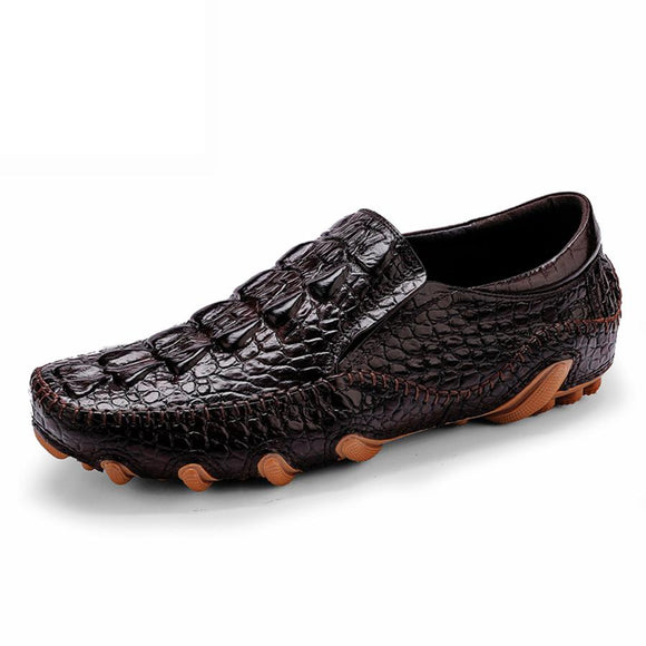 Mens Crocodile Genuine Leather Shoes