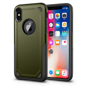 Military Anti Shock Camouflage Armor Case For iPhone