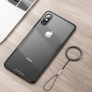 Luxury Ultra Thin Shockproof Armor Transparent Case For IPhone X XS Max XR