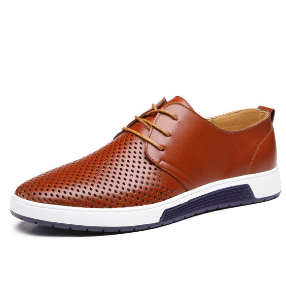 Men Casual Shoes Leather Shoes