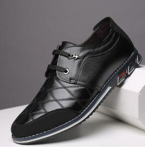 Fashion Lace Up Buiness Casual Leather Shoe