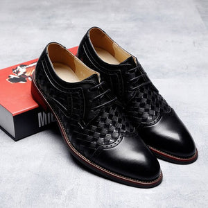 Men Casual Shoes Handmade Breathable Comfortable Oxfords Shoes
