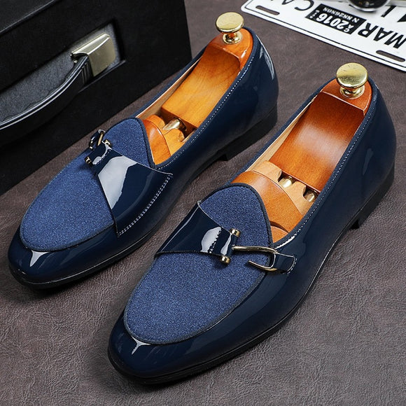 New Leather Loafers Men Dress Shoes