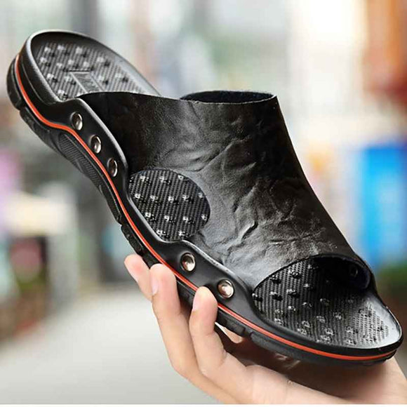 New Men Sandals Fashion Trend Soft Sole Flip-flop
