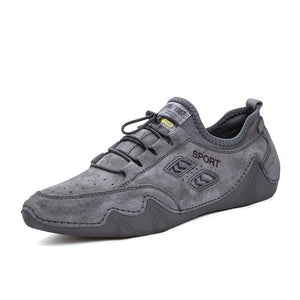 New Summer Leather Mesh Breathable Shoes