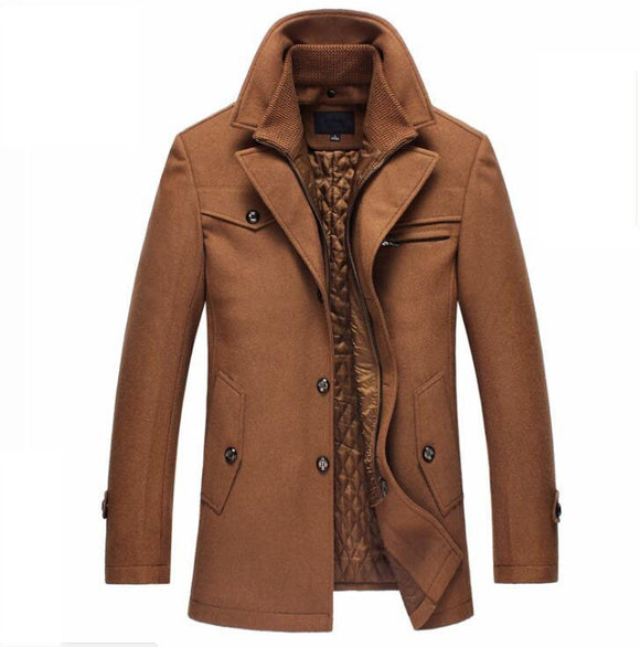 New Winter Wool Coat Slim Fit Jackets（BUY 2 GOT 10% OFF, 3 GOT 15% OFF）