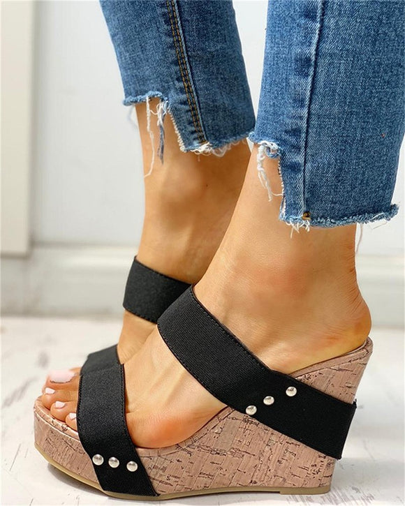 New Women Comfortable Wedges Shoes