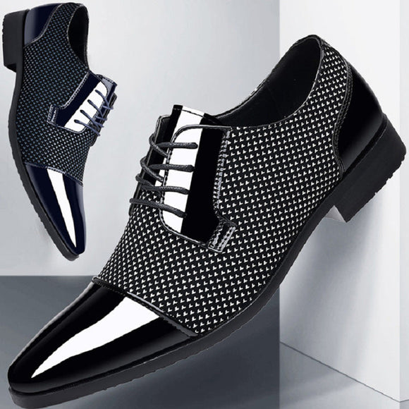 Men Dress Shoes for Men Patent Leather Shoes