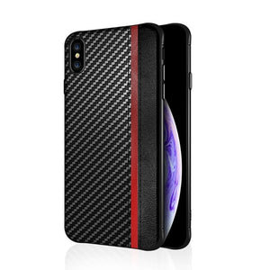 Luxury Shockproof Carbon Fiber Case For iPhone X Xr Xs Max