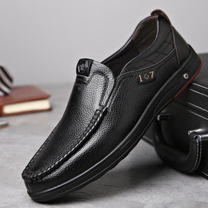 Shoes - Men's Casual Leather Shoes with Soft Sole (Buy 2 Get 5% OFF, 3 Get 10% OFF)