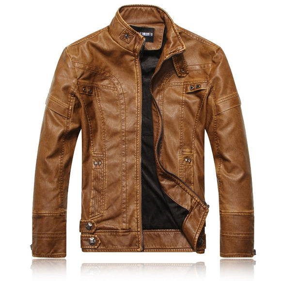 Real Leather Jacket Men Coats