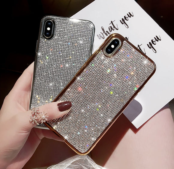 Phone Case - Rhinestone Bling Glitter Cases for iphone XS MAX XR X-new
