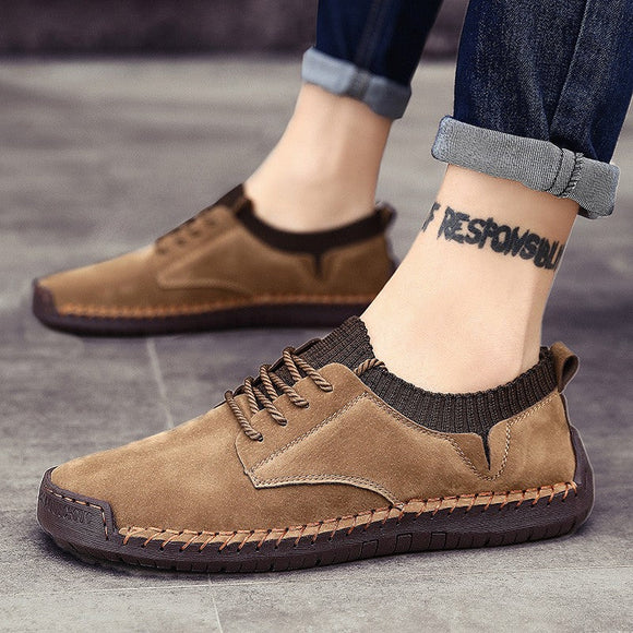 New Spring Men's Shoes Lace-up Men Outdoor Casual Shoes