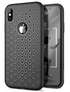 Heat Dissipation UB Sport Liquid Silicone Rubber Premium PC Hybrid Cover Case for iPhone