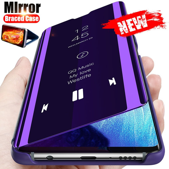 Smart Mirror Flip Case For Samsung Galaxy
