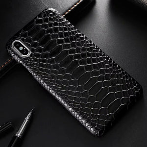 Luxuryr PU Leather Shockproof Back Case For iPhone XS MAX XR X 8 7 6 6s Plus