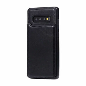 Luxury Shockproof Armor Leather Wallet Magnet Flip Case For Samsung Note 10 pro S10 plus S10 lite S10 Note 9 8 S9 S8 Plus