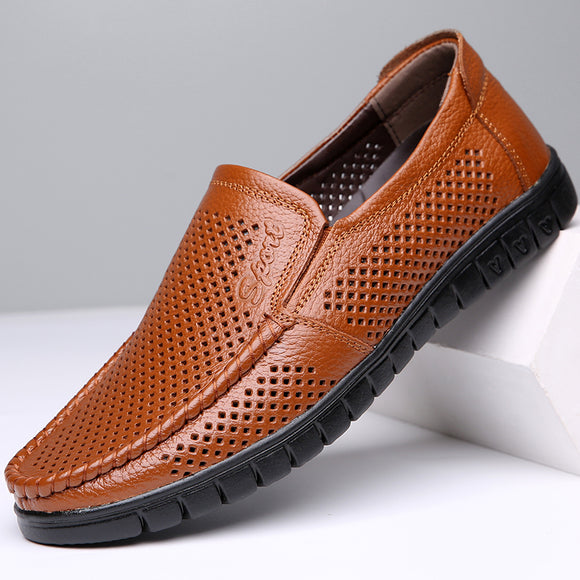 Summer Men Leather Shoes