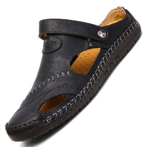 Shoes - Summer Sandals Men Outdoor Leather Classic Trekking Sandals