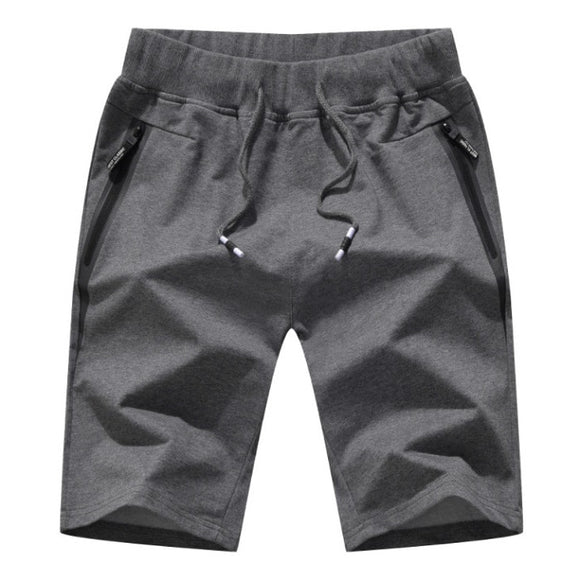 Summer Solid Cotton Casual Beach Shorts