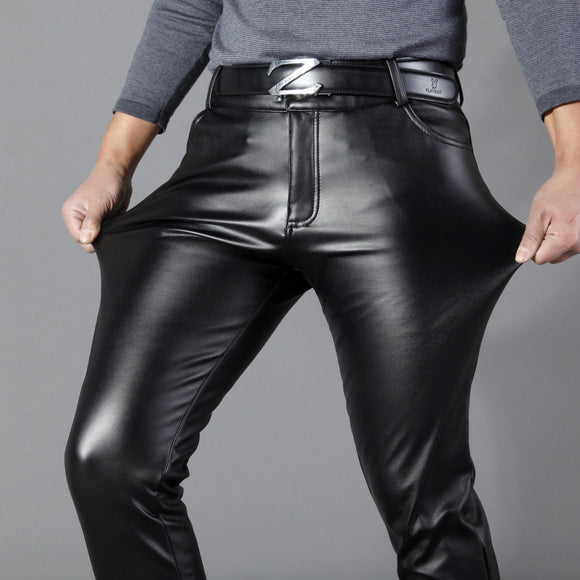 Men Leather Pants Motorcycle Pants
