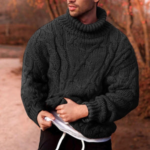Men Pullover Autumn Winter Warm Thick Sweater