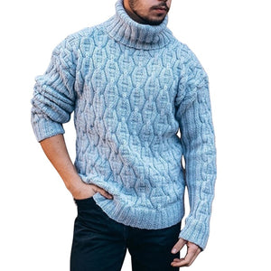 Cotton Sweater Knitted Warm Pullovers Jumper For Male