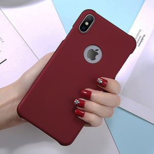 Fashion Matte Hard PC Case for iPhone XS Max XR Xs X