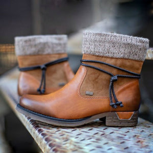 Warm Ankle Boots Vintage Ladies Snow Boots