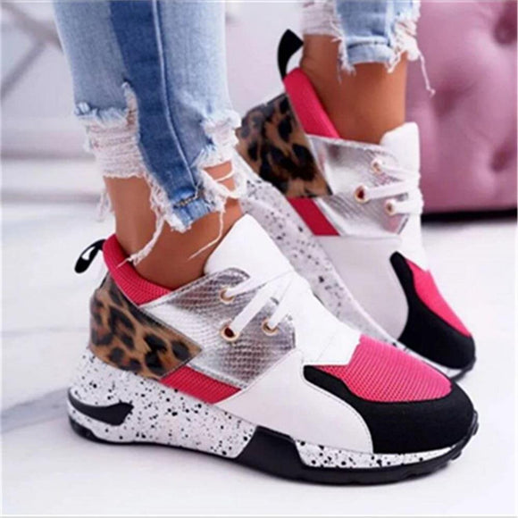 Women Sneakers 2022 Spring Fashion Lace Up Ladies Shoes