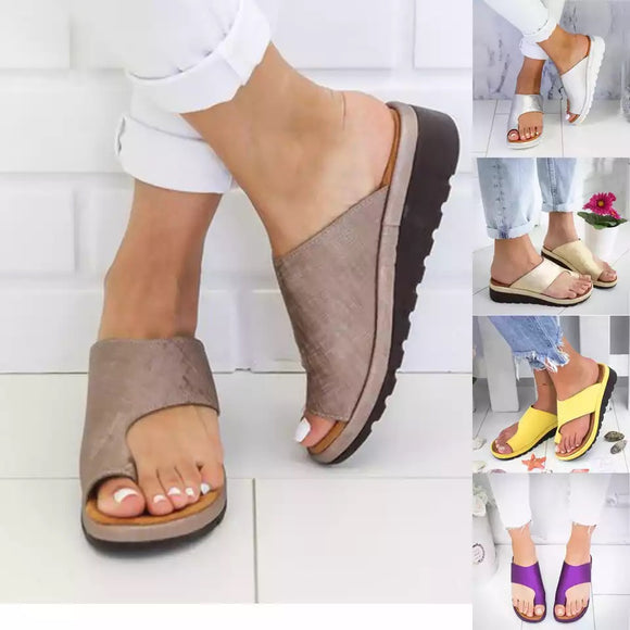 Women Summer Sandals Comfy Platform Flat Shoes