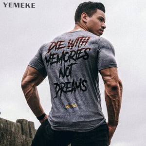 Men's Clothing - Men Short Sleeve Casual Fashion Fitness T shirt (Buy one Get one 20% OFF)