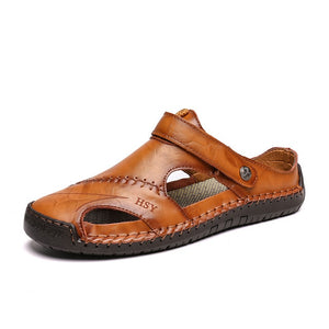 The Latest Models of Leather Beach Sandals