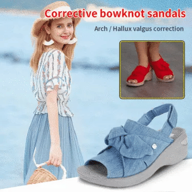 2023 New Women's Bowknot Orthotic Sandal
