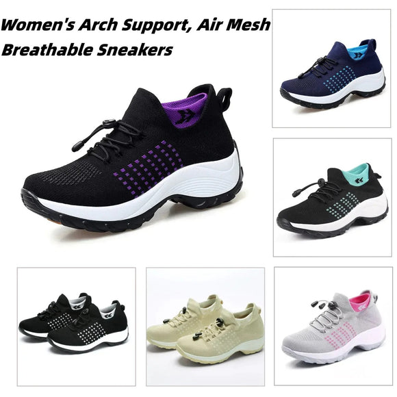 Women Sneakers Mesh Breathable Casual Sock Shoes