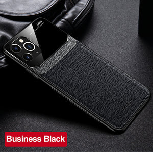 Luxury Leather Full Protect Back Cover Case for iPhone11 Pro Max