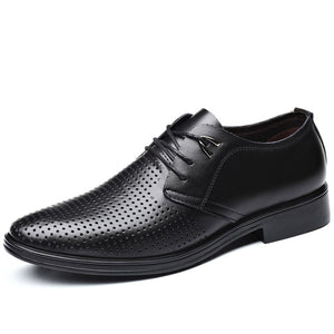 Summer Men Shoes Low Heels Round Toe Comfortable Office Dress Shoes
